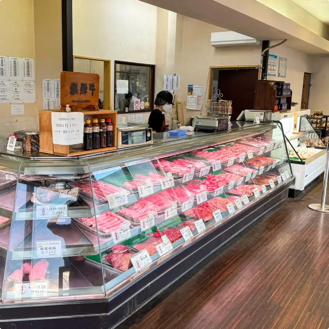 肉のかた山の売り場イメージ画像