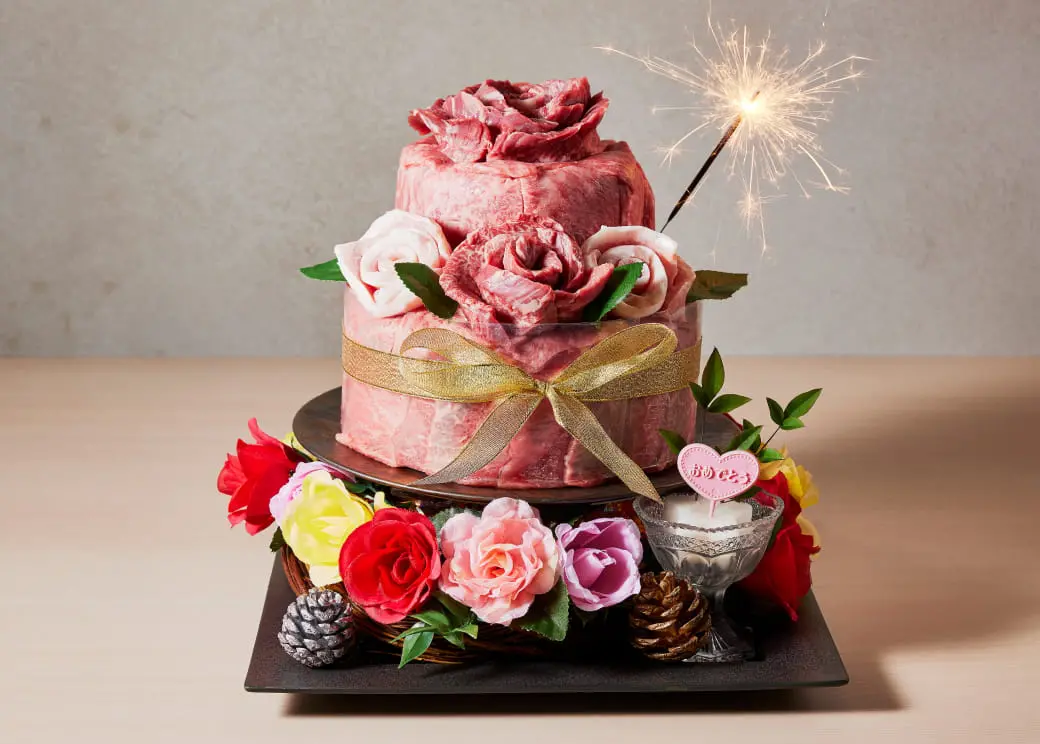 肉ケーキの画像